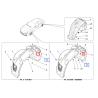 Buy cheap For Maserati Levante Quattroporte Ghibli Fender Lining Clip Fender Button OEM 670009112 670007383 from wholesalers