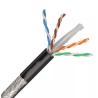 Buy cheap SFTP Cat6 Lan Cable 305m 1000ft HDPE Insulation PVC Jacket For Outdoor from wholesalers