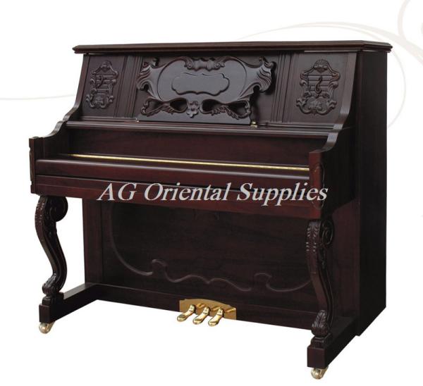 Buy cheap 88-KEY New Acoustic wooden upright Piano With elegant handcraft walnut matt color AG-125Y4 from wholesalers