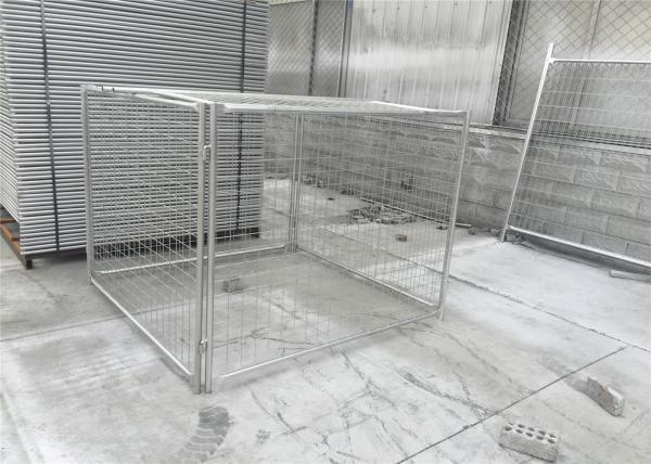 Quality DIY Metal Garbage Cage 14&amp;84 Microns Hdg Cage Panels 1.5mx1.8mx1.8m for sale