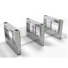 Buy cheap Stroboscopic Alarm Anti Trailing Swing Barrier Turnstile 40W Acrylic Half Height from wholesalers