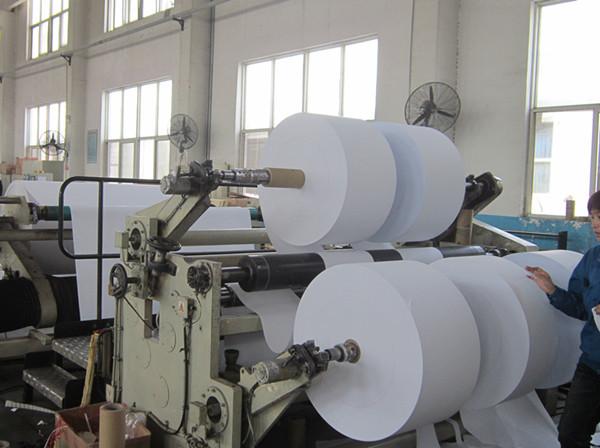 BPA Free Black Image Jumbo Thermal Paper Roll 45gsm/55gsm 810mm 1035mm For Cash