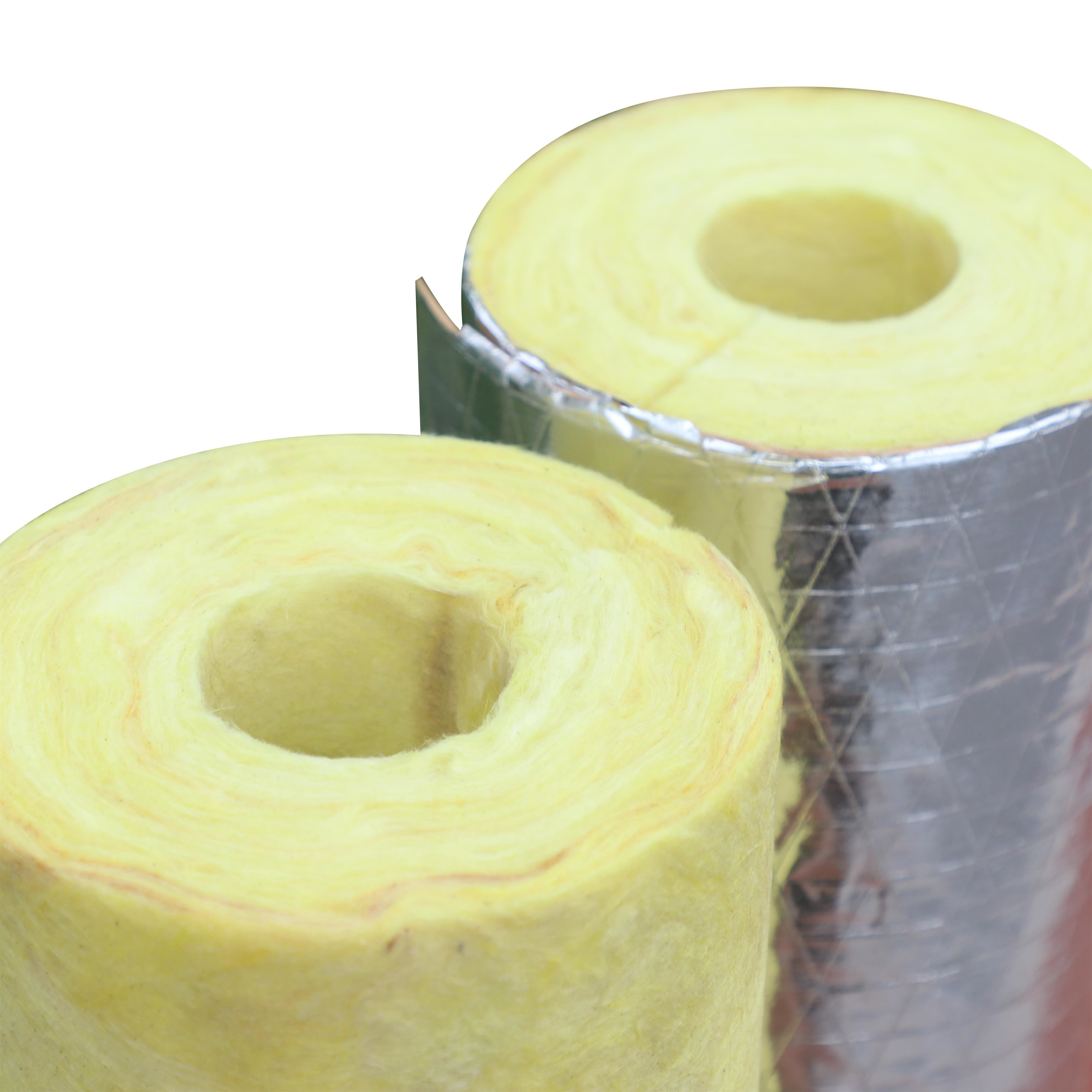 Insulation Material Fireproof And Fiberglass Pipe Insulation For HVAC Ducts