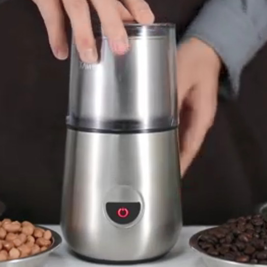 50g 100g Custom Coffee Grinder , Removeable 2 Cups Grinders Milk Frother