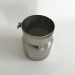 Buy cheap Adjustable Single Wall Stove Pipe , Single Skin Stainless Steel Flue Pipe Adaptor from wholesalers