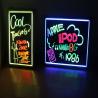 Buy cheap 400x600mm black aluminum base acrylic led writing board from wholesalers