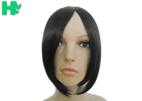 Silky Straight Synthetic Hair Pieces , Synthetic Hair Closure Hair Wavy For