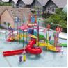 Buy cheap Customized Spray Park Equipment Family Interactive Water Slide Anti UV from wholesalers