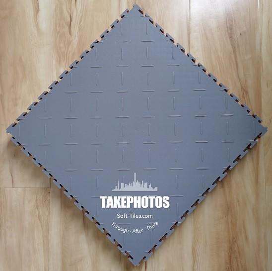 Buy cheap Interlocking Vinyl Floor Tile 500*500mm Checker Plate Surface from wholesalers