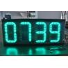 Buy cheap Outdoor 12 Inches Amber LED Time and Temperature Signs Brightness 5000/m2 8000cd/m2 from wholesalers