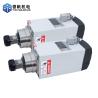 Buy cheap 8A 2.38Nm 4.5kw 18000rpm Square Air Cooled Wood Carving Spindle Motor for CNC Machine from wholesalers