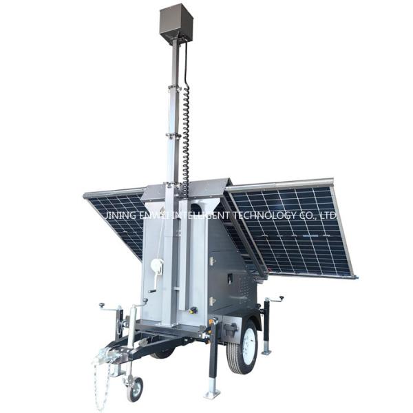 Buy cheap Solar Surveillance Monitor Mobile Security Trailer CCTV Camera Trailer For Commercial Building Monitoring from wholesalers