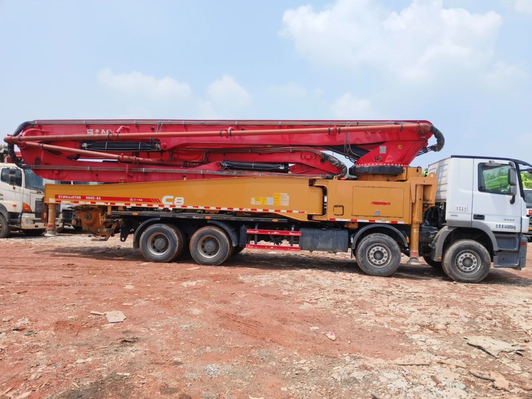 S Any Used Concrete Pump Truck 56 Meters 19 Years Old, New Condition, Good Price