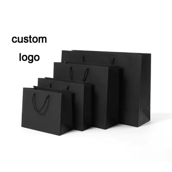 Buy cheap China Supplier Red Luxury Paper Carrier Kraft Bags With Logo Good Quality Customized For Retail Kr from wholesalers