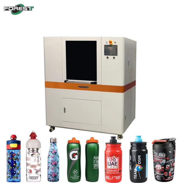 Cylinder UV Tumble Printer Digital Bottle Printing Machine With Ricoh G5i Print