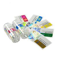 Buy cheap Anti Counterfeit 10ml Dropper Bottle Labels , 6cm Length Adhesive Sticker Labels product