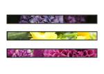 Ultra Wide Supermarket Shelf Edge LCD Display Advertising Player Stretched Bar
