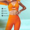 Buy cheap Wholesale Custom Logo Gym Legging High Impact Sports Bra 3PCS Long Sleeve Yoga Wear Gym Fitness Sets from wholesalers