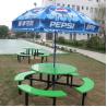 Buy cheap Fiberglass Removable Round Dining Table Set With Eight Seats from wholesalers