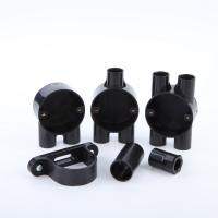 Buy cheap Trunkings Coupler Electrical PVC Circular Box With Brass Screw Base 38mm 32mm product