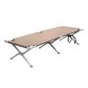 Buy cheap Outdoor Aluminum Tube 1200D Oxford Folding Camp Bed Khaki Color 190x74x40CM from wholesalers