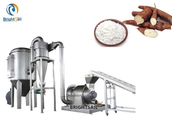 SS304 Food Grade Powder Grinding Machine For Cassava Plantain Chips Easy