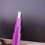 Three Fork Liquid Eyeliner Pencil Waterproof Pp Material Customized Colors