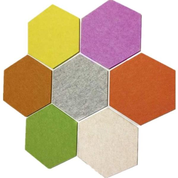 Buy cheap Sound Proofing Pet hexagon sound panels For Home Theater from wholesalers