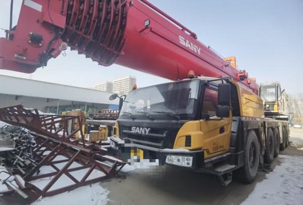 Buy cheap Hydraulic Straight Arm Mobile Truck Crane 200 Tons Max Working Height 85.5 Meters Direct Source 2022 Year Production from wholesalers