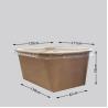 Buy cheap Disposable Kraft Paper Fast Food Box Machine Square Light Food Take Away CHW-1000M from wholesalers