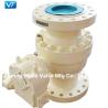 Buy cheap WCB Cast Steel Trunnion Ball Valve 900LB 10 Inch Worm Gear Operated from wholesalers