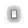Buy cheap Metal Square Sunburst Wall Mirror Black Frame Dotted With Gold Color For Wall Decoration from wholesalers