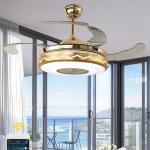 Invisible Blade Living Room Decorative Ceiling Fan , Modern Enclosed Ceiling Fan
