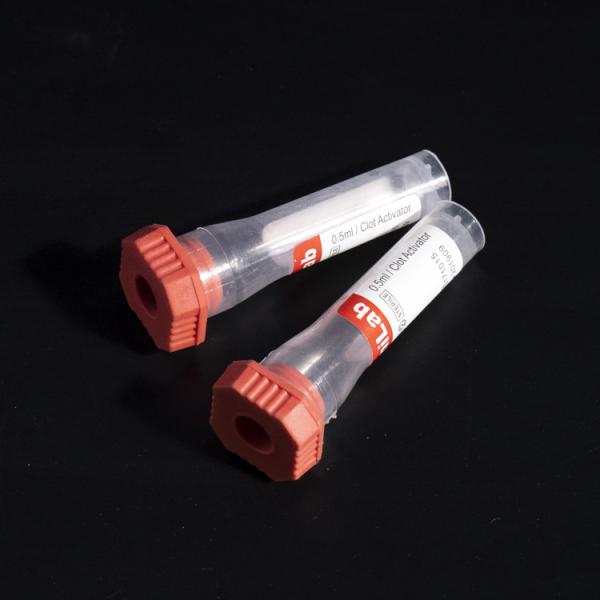 Buy cheap Clot Activator Capillary Blood Collection Tubes Red Rubber Cap 8x45mm from wholesalers