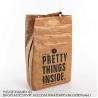 Buy cheap Brown Durable Waterproof Coated Dupont Paper Thermal Bag Insulated Lunch Cooler Tyvek Bag For Food With Custom Logo from wholesalers