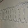 Buy cheap BTO-22 Galvanized 90cm Coil Diameter Concertina Razor Barbed Wire for Protection Wall from wholesalers