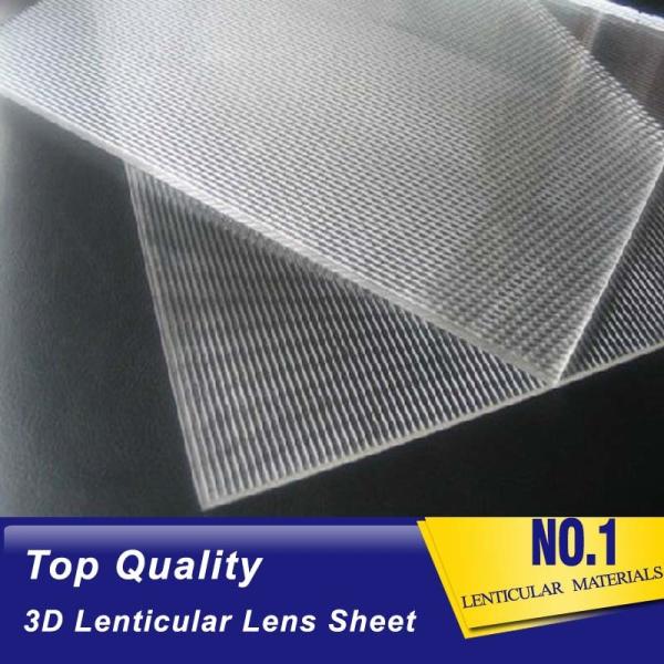 3D lenticular lens PS sheet 20LPI 3mm billboard advertising transparent plastic
