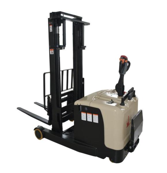 Buy cheap 1.0 Ton Electric Pallet Truck Stand On Reach Lift Truck CE from wholesalers
