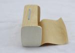 Nature Wood Color Balsa Small Lockable Wooden Box , Wooden Trinket Box For