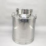 Mirror Polishing 40ltr Stainless Steel Peanut Butter Farm Sealed Milk Can