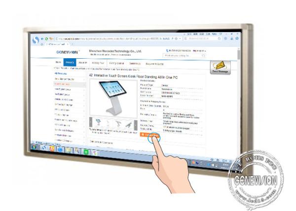 Buy cheap VGA DVI Infrared Touch Wifi Touch Screen Whiteboard from wholesalers