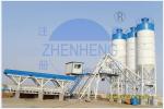 HZS35 Compact Concrete Batching Plant, High Precision Cement Processing Plant