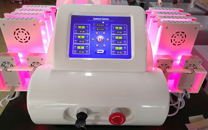 Four Wavelength Diode Zero Laser Lipo Laser Therapy Machines 12 Pads Slimming Beauty Machine