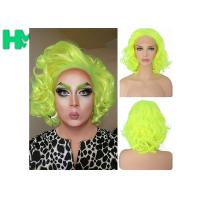 Buy cheap Graceful Green Curly Famale Colonial Costume Wig 12 Inch HT Fiber Material product