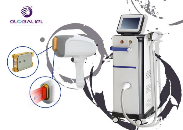 Vertical Beauty Hair Removal Machine Diode Laser Professional 13 * 39mm2 Spot