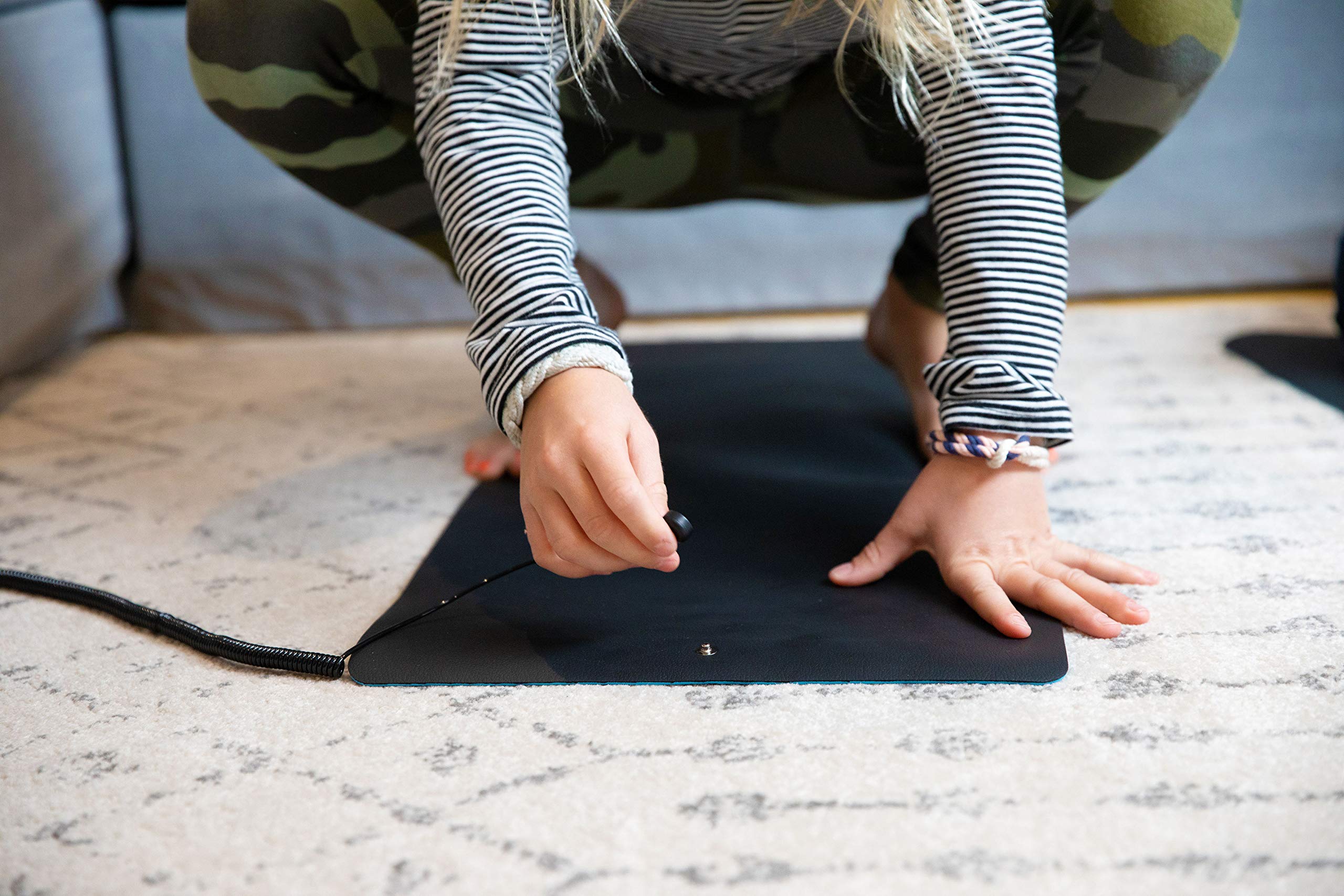 Improve Sleep Reduce Inflammation Pain and Anxiety Allow for Deeper Sleep Earthing Yoga Mat