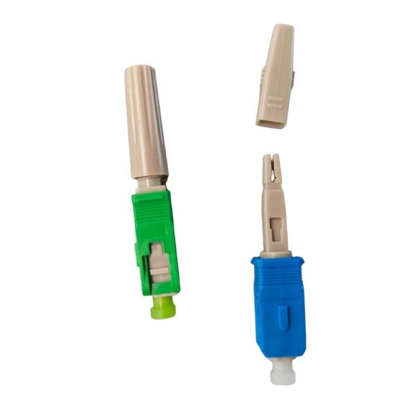 Buy cheap FTTH Fiber Optic Equipment Fast Connector SC LC Polishing APC/UPC Quick Connectors from wholesalers