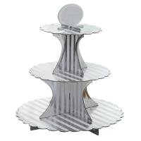 Buy cheap Fruit Pastry Plate Birthday Party 2 Tiers Disposable Cake Stand product
