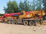 Yellow And Red 130T Portable Truck Crane 17 Years Sany For Heavy Industry