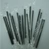 Buy cheap disposable straw black long thin black color plastic PP straws 19 CM * 0.5 CM from wholesalers